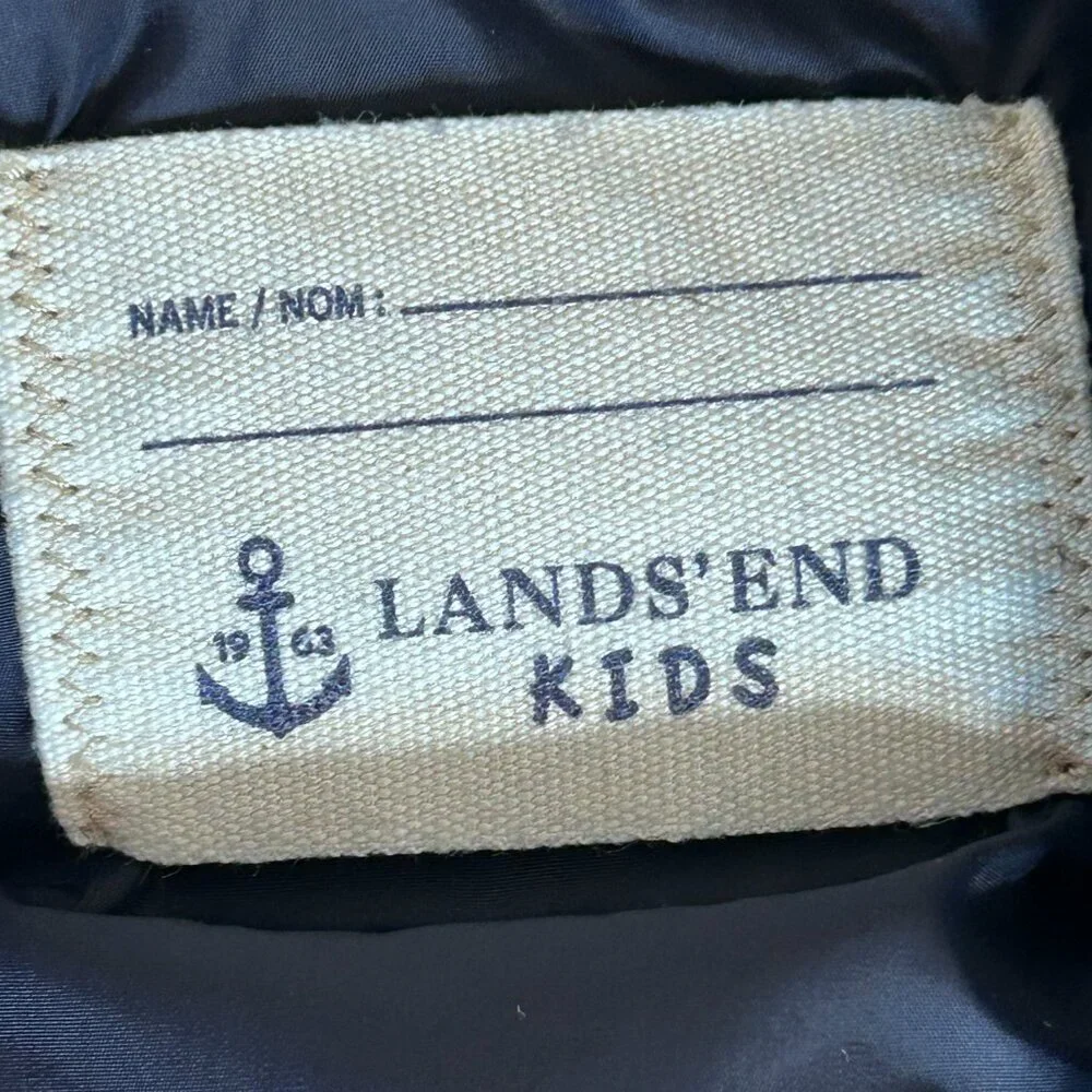 Lands' End Kids (XL) / Adult (M)Green Puffer Vest - Picture 8 of 8